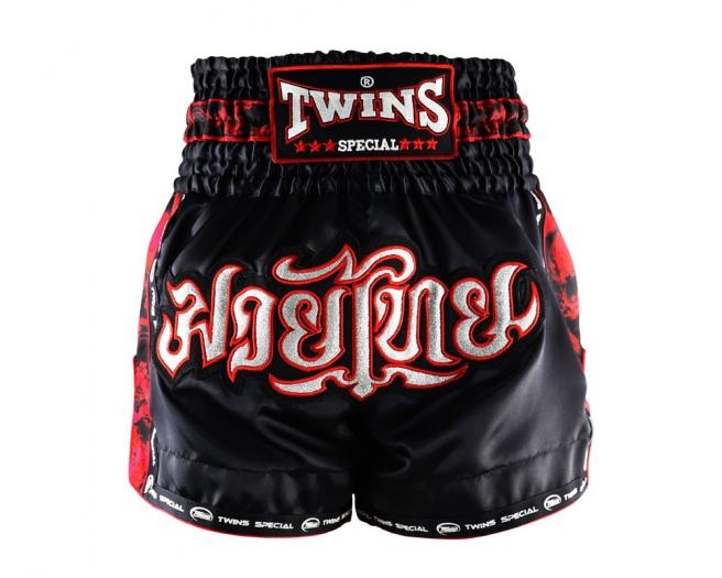 TWINS SKULL SHORTS BLACK